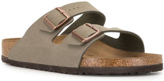 Birkenstock Arizona sandalen met gesp Bruin