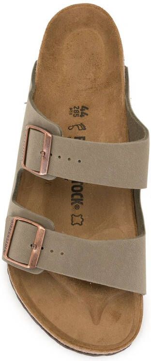 Birkenstock Arizona sandalen met gesp Bruin