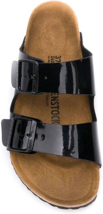 Birkenstock Arizona sandalen met gesp Zwart