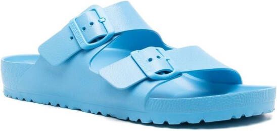 Birkenstock Arizona slippers met open neus Blauw