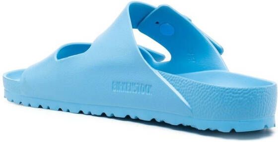 Birkenstock Arizona slippers met open neus Blauw