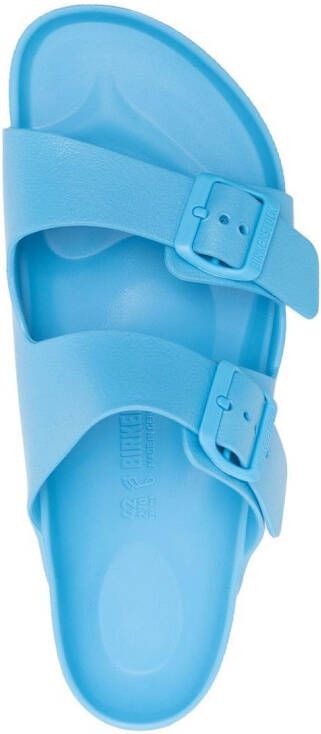 Birkenstock Arizona slippers met open neus Blauw