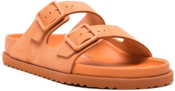 Birkenstock Arizona suède sandalen Oranje