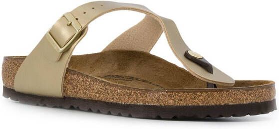 Birkenstock Birko-Flor sandalen Bruin