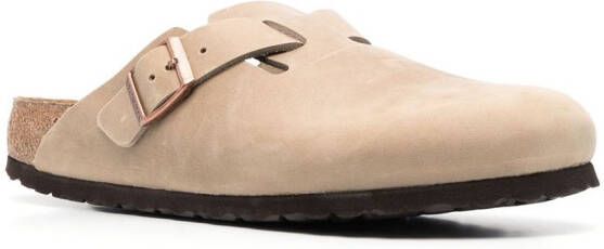 Birkenstock Slippers met ronde neus Beige