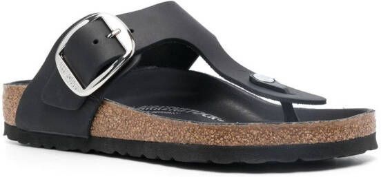 Birkenstock Gizeh Big Buckle slipper Zwart