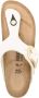 Birkenstock Gizeh leren sandalen met grote gesp Beige - Thumbnail 4