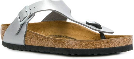 Birkenstock Gizeh sandalen met bandje Grijs