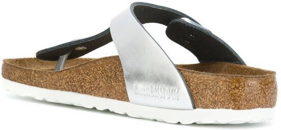 Birkenstock Gizeh sandalen Metallic