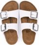 Birkenstock Kids Arizona leren sandalen Wit - Thumbnail 3