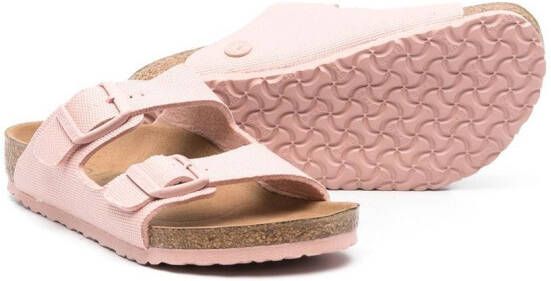 Birkenstock Kids Arizona sandalen met dubbele bandjes Roze