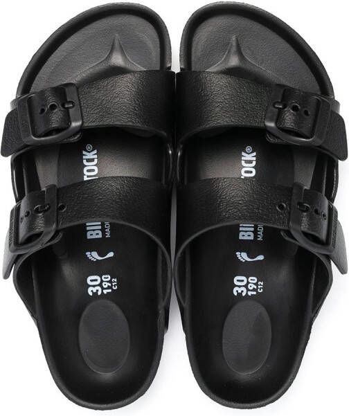 Birkenstock Kids Arizona sandalen met gesp Zwart