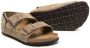 Birkenstock Kids Milano sandalen met gesp Groen - Thumbnail 2