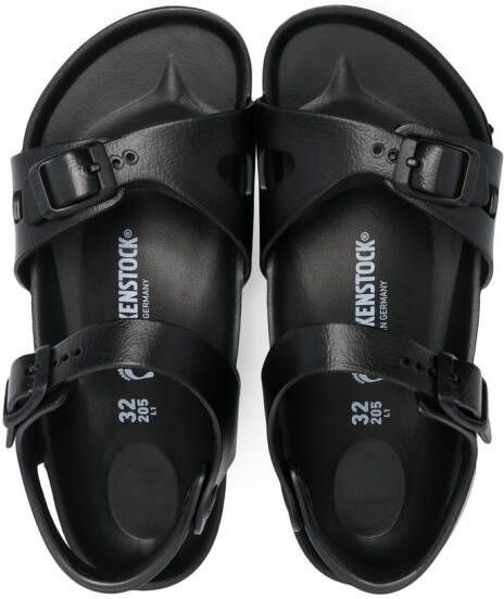 Birkenstock Kids Rio rubberen sandalen Zwart