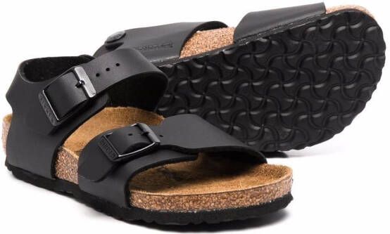 Birkenstock Kids Sandalen met bandjes Zwart