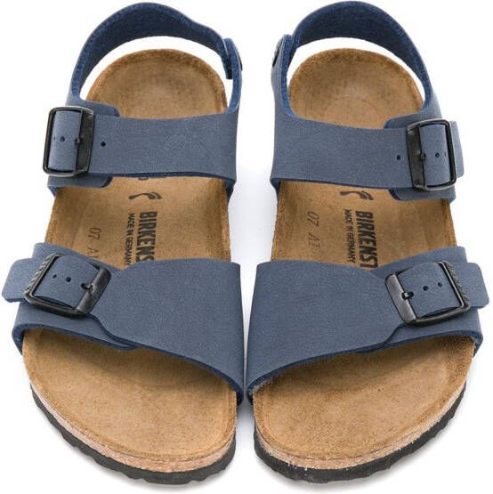 Birkenstock Kids Sandalen met gesp Blauw