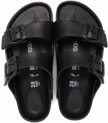 Birkenstock Kids Sandalen met gesp Zwart