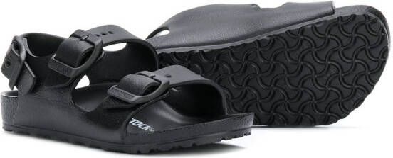 Birkenstock Kids sandalen met gesp Zwart