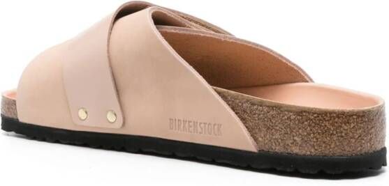 Birkenstock Kyoto leren sandalen Roze