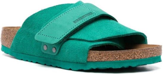 Birkenstock Kyoto slippers Groen