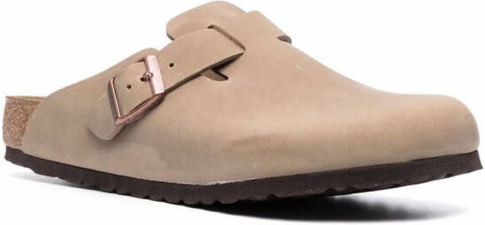 Birkenstock Loafers met gesp Beige