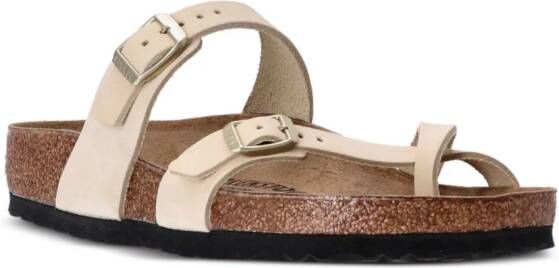 Birkenstock Mayari leren sandalen Beige