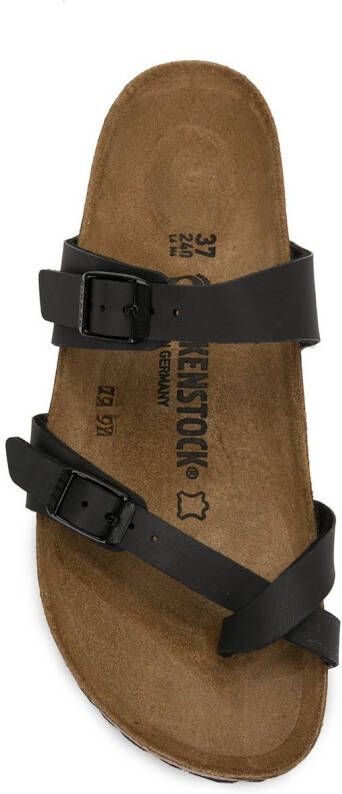 Birkenstock Mayari sandalen met teenbandje Zwart