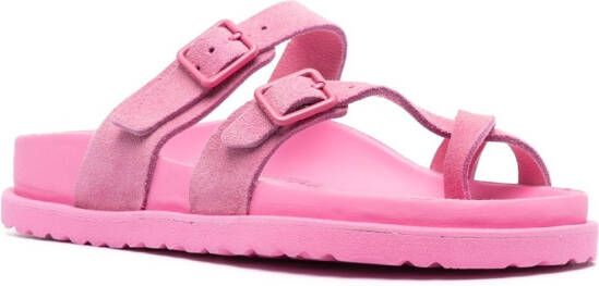 Birkenstock Mayari suède sandals Roze