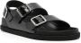 Birkenstock Milano Avantgarde leren sandalen Zwart - Thumbnail 2