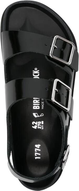 Birkenstock Milano Avantgarde leren sandalen Zwart