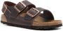 Birkenstock Milano sandalen met gesp Bruin - Thumbnail 2