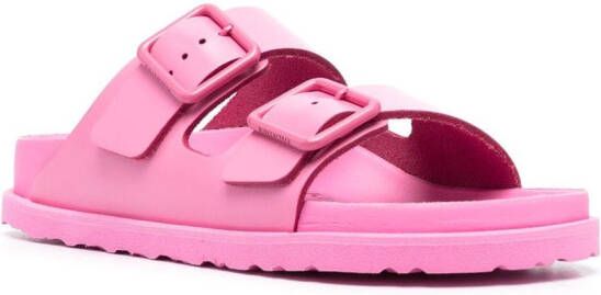 Birkenstock Slippers met logo-reliëf Roze