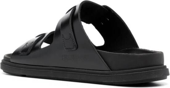 Birkenstock St Barths leren sandalen Zwart