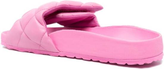 Birkenstock Sylt leren sandalen Roze