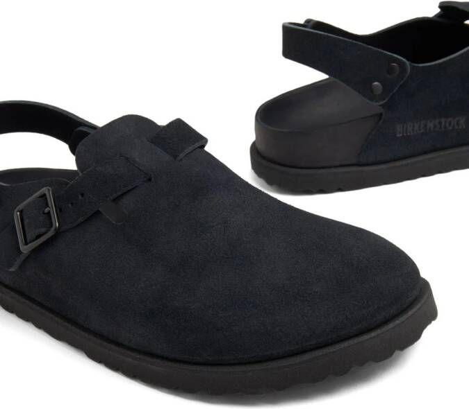 Birkenstock Tokio suède sandalen Zwart