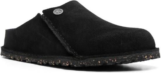 Birkenstock Zermatt slip-on muiltjes Zwart