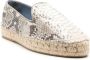 Blue Bird Shoes Espadrilles met slangenleer-effect Grijs - Thumbnail 2