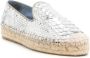 Blue Bird Shoes Espadrilles met slangenleer-effect Zilver - Thumbnail 2