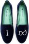 Blue Bird Shoes fluweel I Do leeglopers Blauw - Thumbnail 4