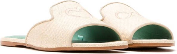 Blue Bird Shoes Muiltjes Beige