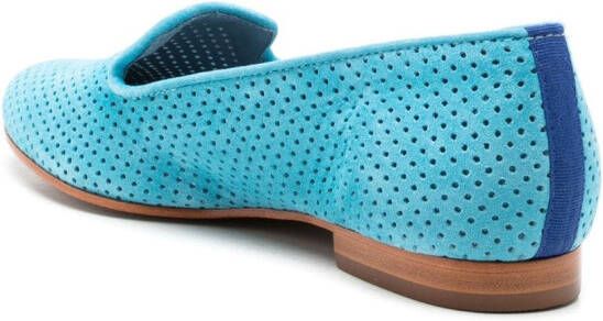 Blue Bird Shoes Leren loafers Blauw