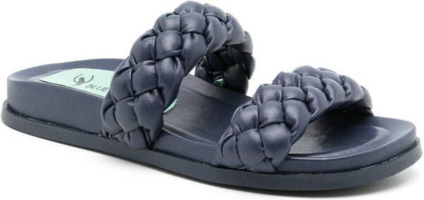 Blue Bird Shoes Sandalen met geweven bandje Blauw