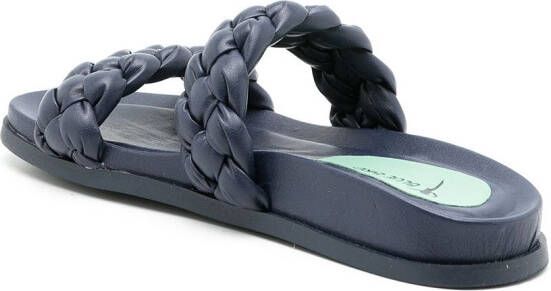 Blue Bird Shoes Sandalen met geweven bandje Blauw