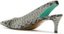 Blue Bird Shoes Slingback pumps met python print Grijs - Thumbnail 3