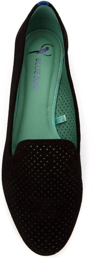 Blue Bird Shoes Suède loafers Zwart