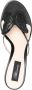 Blumarine Sandalen met vlinderpatch Zwart - Thumbnail 4