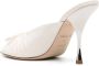 Blumarine Corner gesmockte leren muiltjes Beige - Thumbnail 3