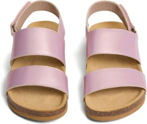 Bonpoint Agostino leren sandalen Roze