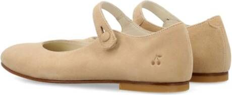 Bonpoint Ella suède ballerina's Beige