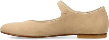 Bonpoint Ella suède ballerina's Beige